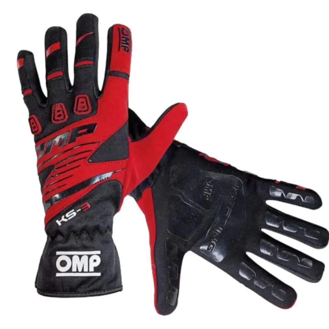 OMP KS-3 Kart Gloves - Adult Sizes - view 3 | Brex International