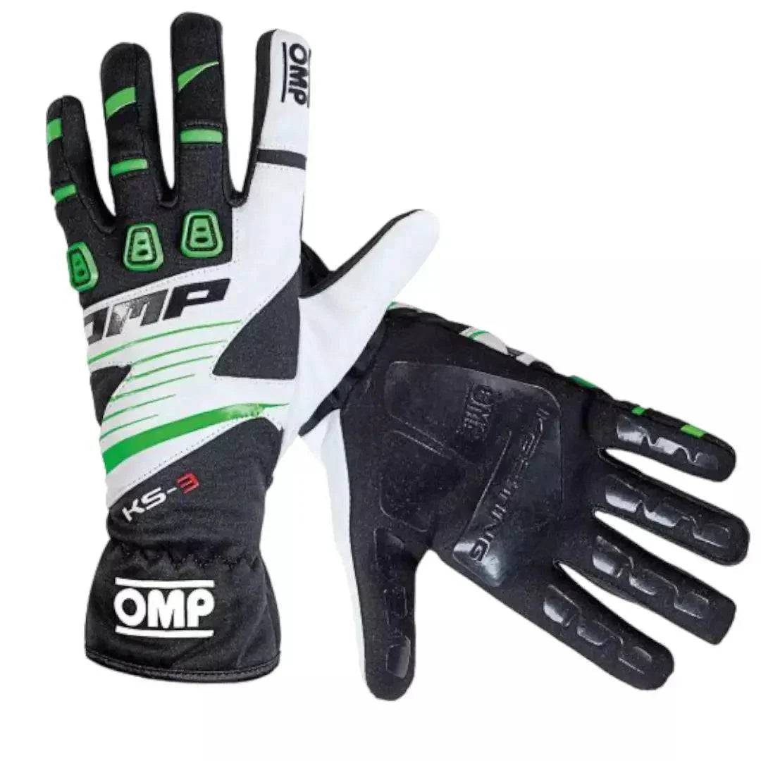 OMP KS-3 Kids Karting Gloves - view 2 | Brex International