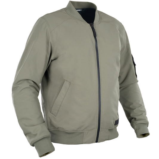 Oxford Bomber D2D Textile Jacket - Khaki - Oxford motorcycle jacket, view 1