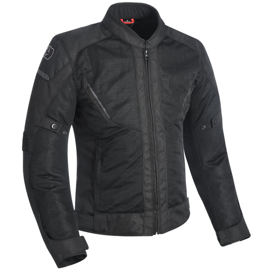Oxford Delta 1.0 Air Textile Jacket - Stealth Black - Oxford motorcycle jacket, view 1