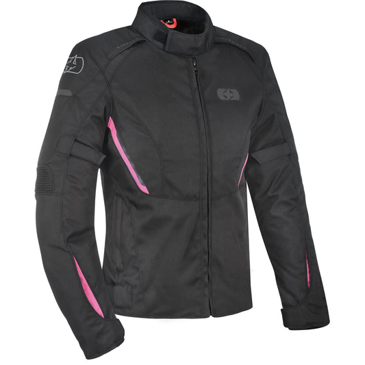 Oxford Ladies Iota 1.0 Textile Jacket - Pink / Black - Oxford motorcycle jacket, view 1