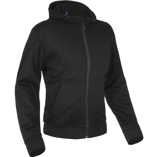 Oxford Ladies Super Hoodie 2.0 - Tech Black - Oxford motorcycle hoodie, view 1