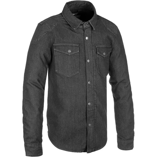 Oxford Original Approved AA Riding Shirt - Black - Oxford motorcycle riding shirt, view 1
