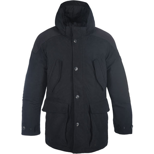 Oxford Parka Textile Jacket - Black - Oxford motorcycle jacket, view 1