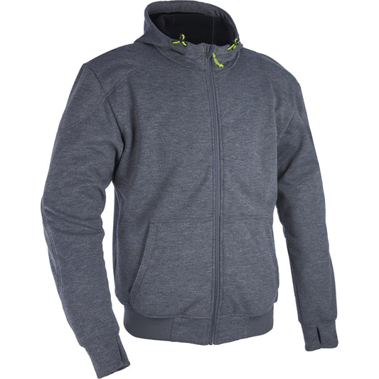 Oxford Super Hoodie 2.0 - Grey - Oxford motorcycle hoodie, view 1