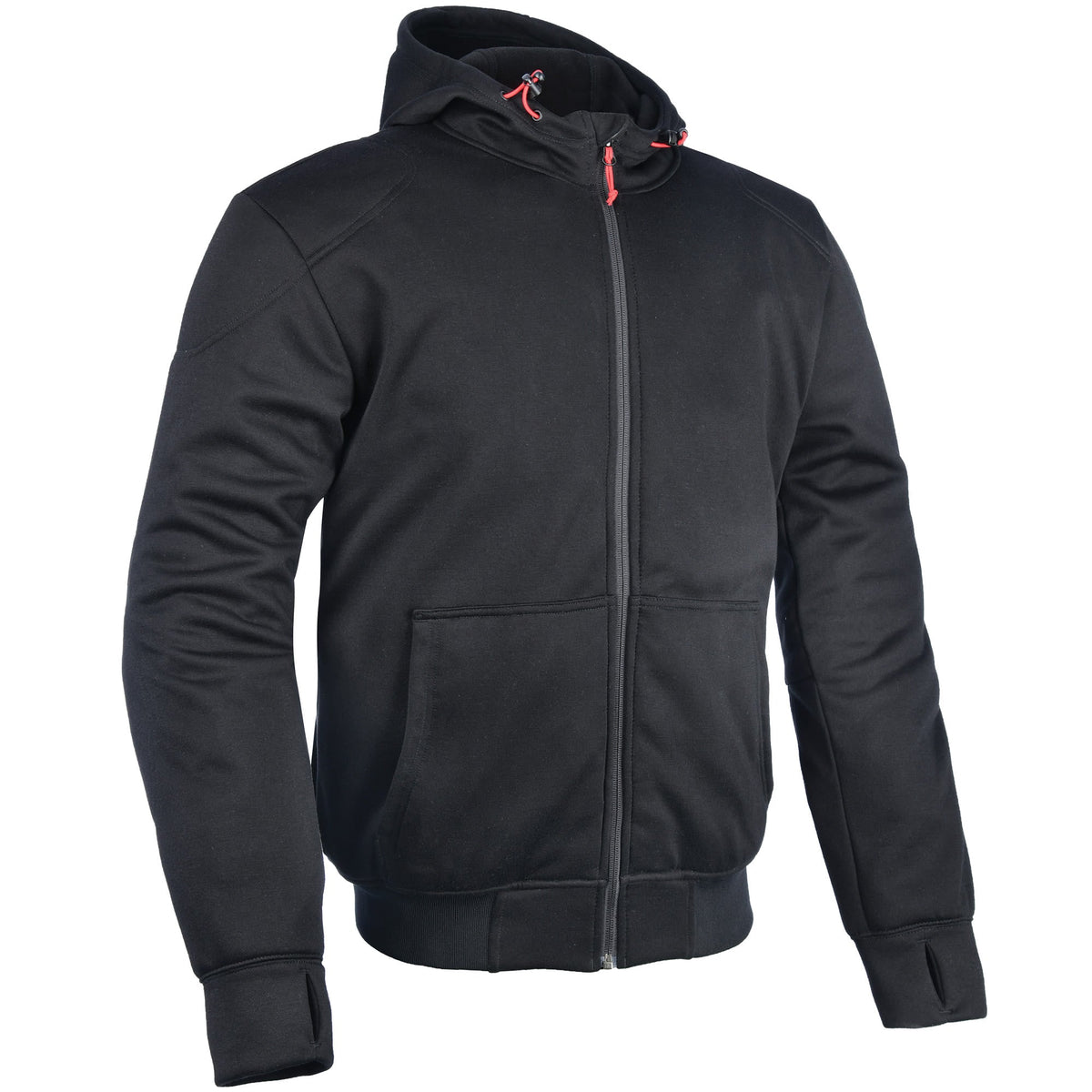 Oxford Super Hoodie 2.0 - Tech Black - Oxford motorcycle hoodie, view 1