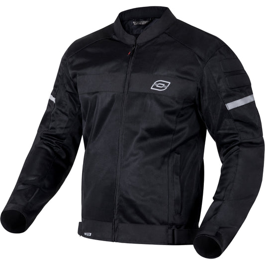 Ozone Street Dart Textile Jacket - Black - Ozone motorcycle jacket, view 1