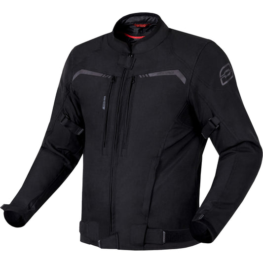 Ozone Street Delta IV Waterproof Textile Jacket - Black - Ozone motorcycle jacket, view 1