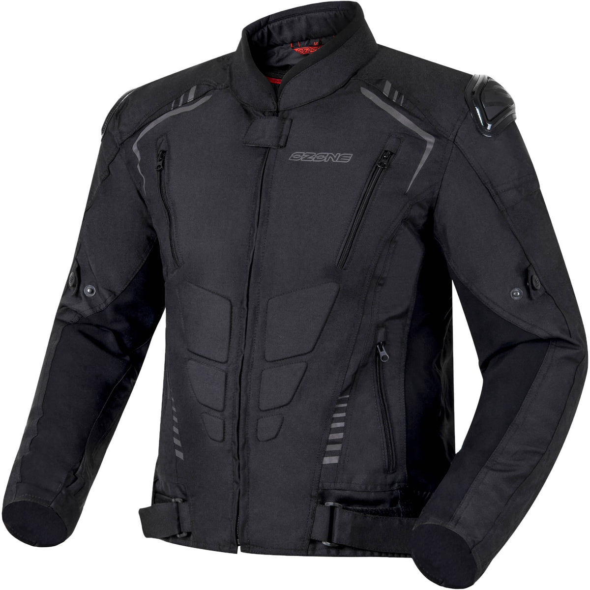 Ozone Street Pulse Textile Jacket - Black - Ozone motorcycle jacket, view 1