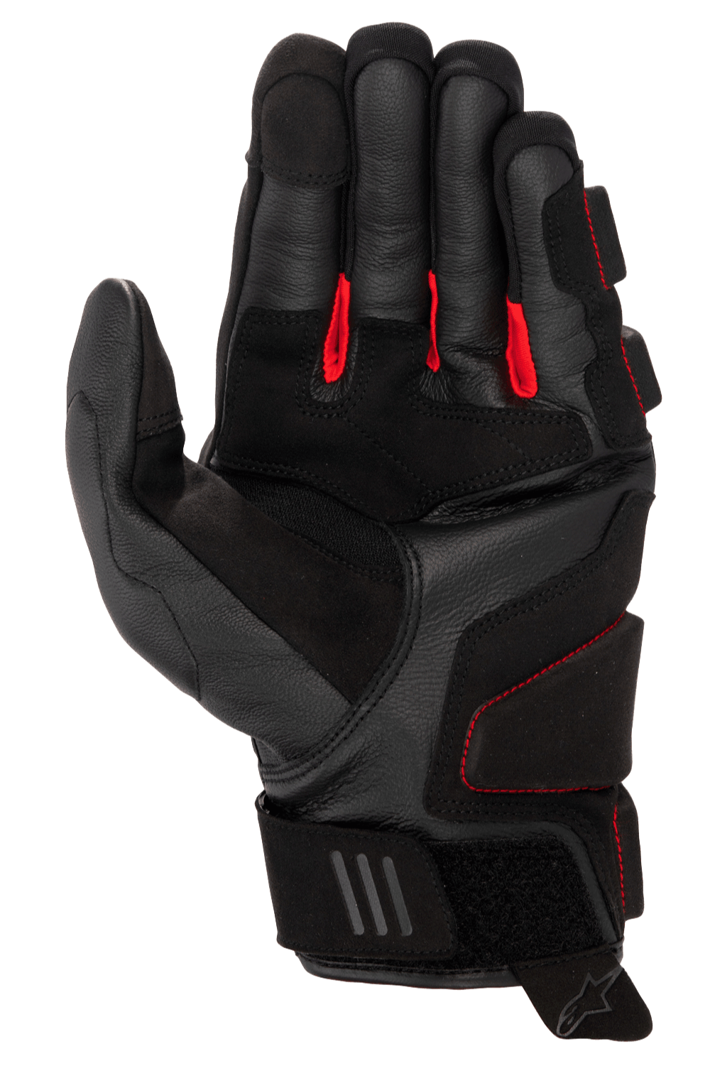 Phenom Leather Gloves - Black/Bright Red - Alpinestars motorcycle gloves, view 2