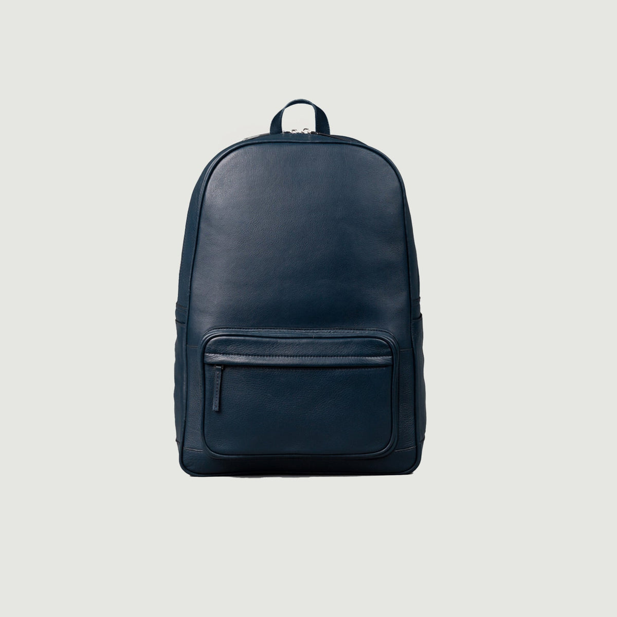 Brex Philos Midnight Blue Leather Backpack - midnight blue leather backpack, view 1