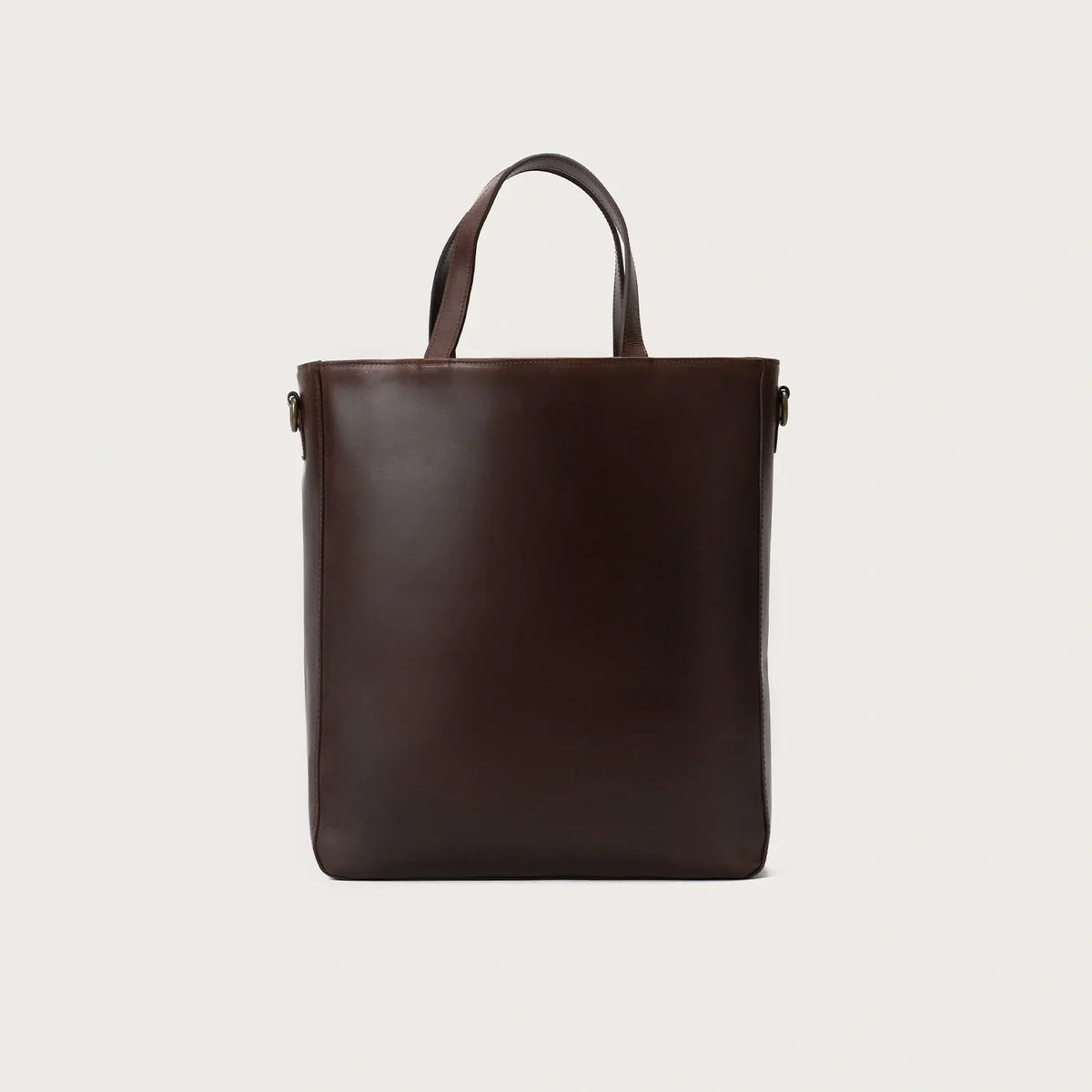 Brex Poet Vintage Brown Leather Tote Bag - brown leather vintage tote bag, view 6