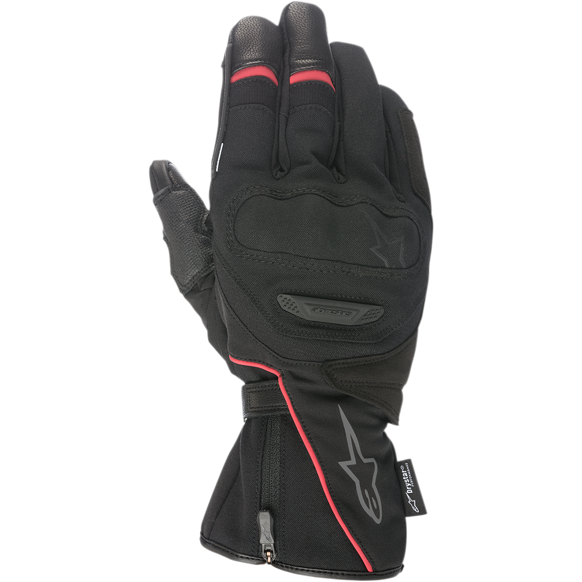 Primer Gloves - Black/Red - Alpinestars motorcycle gloves, view 1