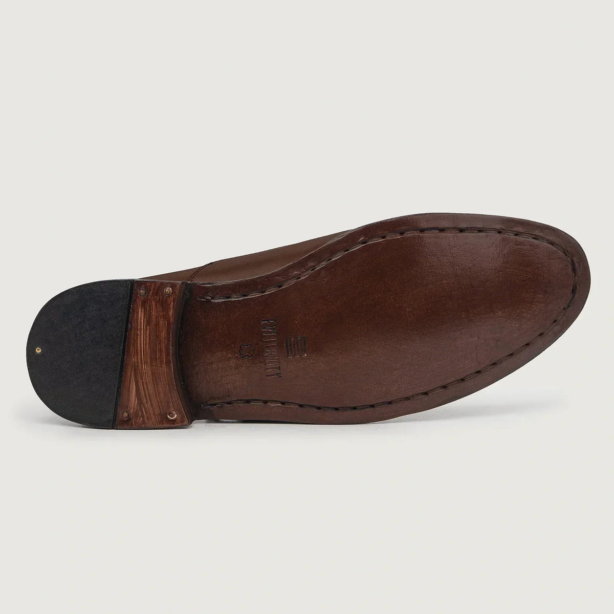 Professor Oxford Brown Leather Shoes - men's shoes in brown genuine leather, view 6