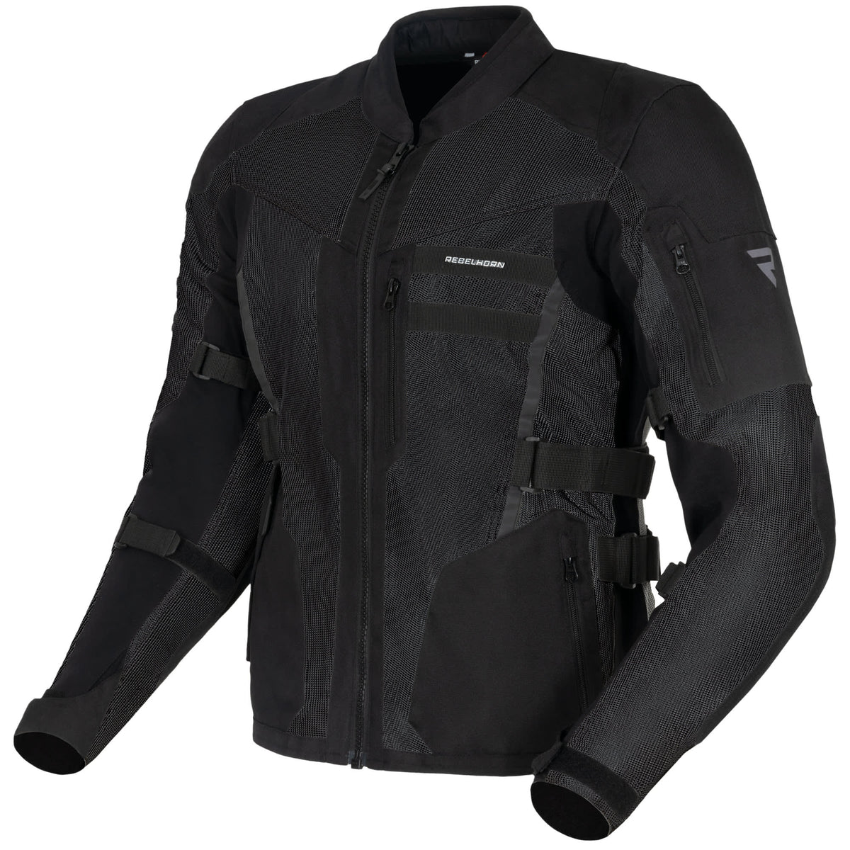 Rebelhorn Scandal II Textile Jacket - Black - Rebelhorn motorcycle jacket, view 1