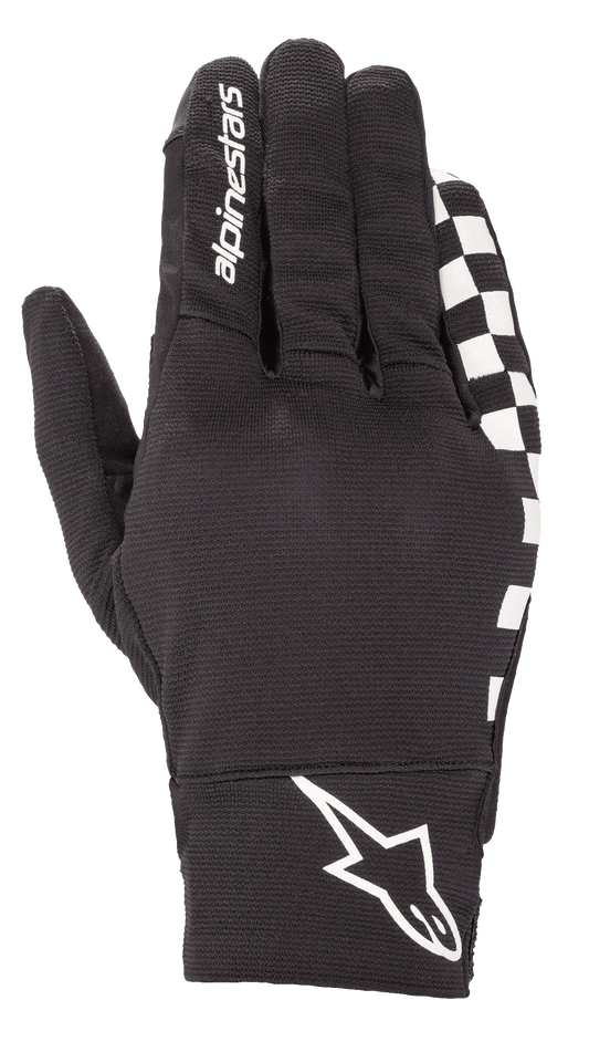Reef Gloves - Black/White - Alpinestars motorcycle gloves, view 1