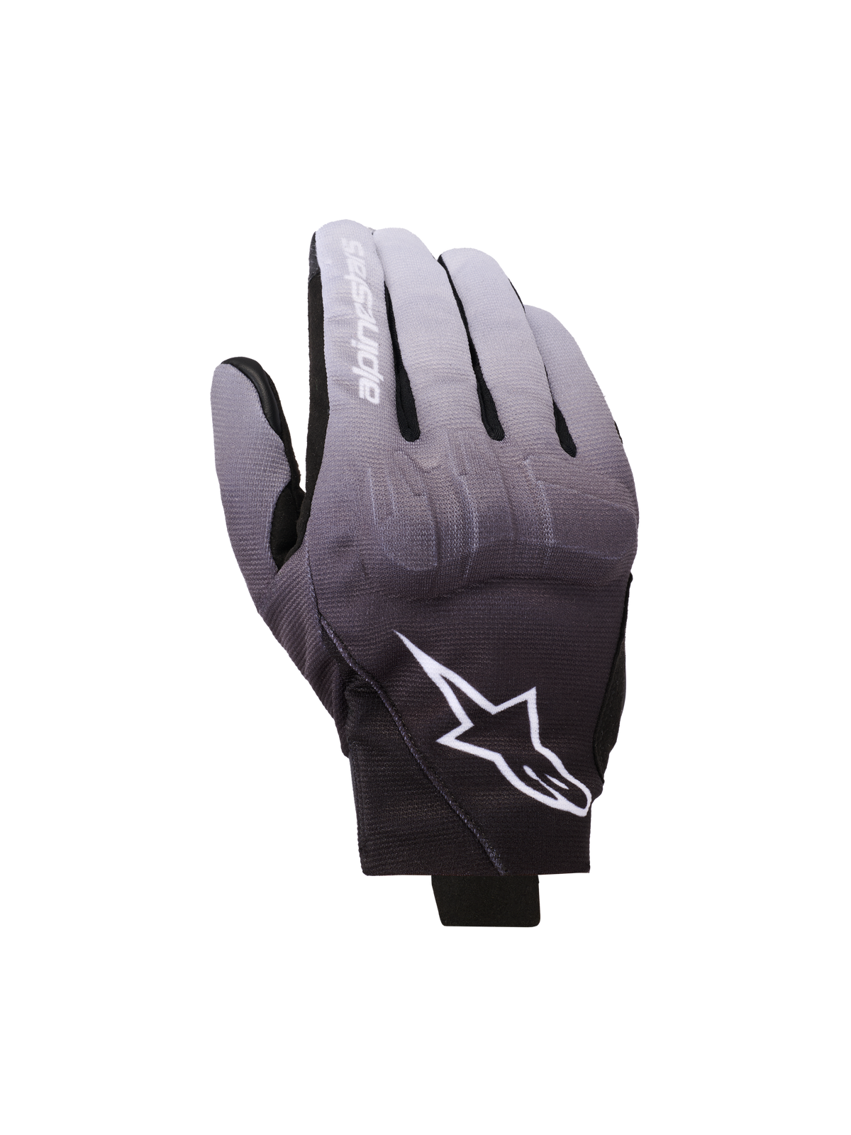 Reef V2 Gloves - Mid Gray/Black/White - Alpinestars motorcycle gloves, view 1