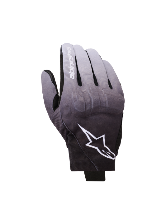 Reef V2 Gloves - Mid Gray/Black/White - Alpinestars motorcycle gloves, view 1