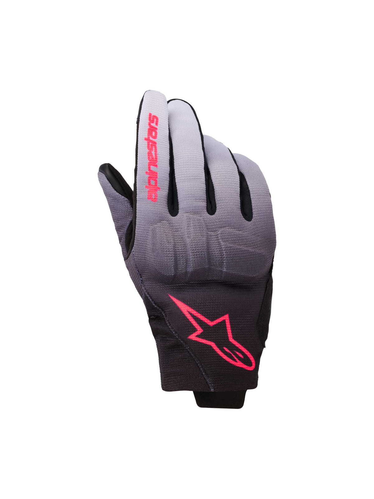 Reef Women V2 Gloves - Gray/Black/Pink Fluo - Alpinestars motorcycle gloves, view 1