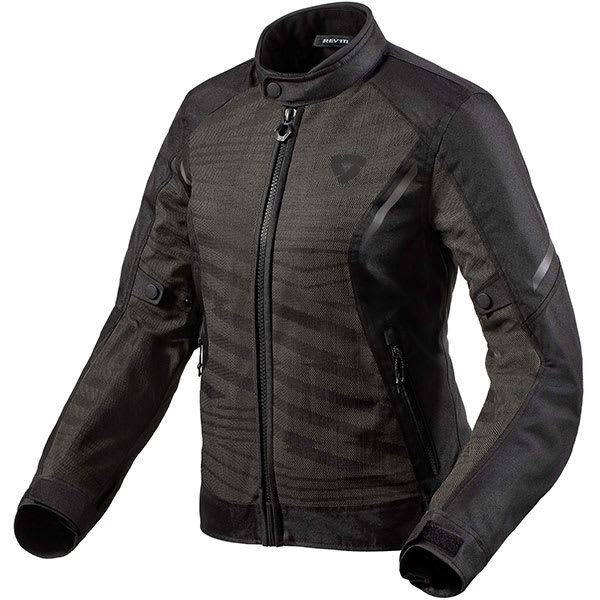 Rev'it Ladies Torque 2 H2O Textile Jacket - Black / Anthracite - Rev'it motorcycle jacket, view 1