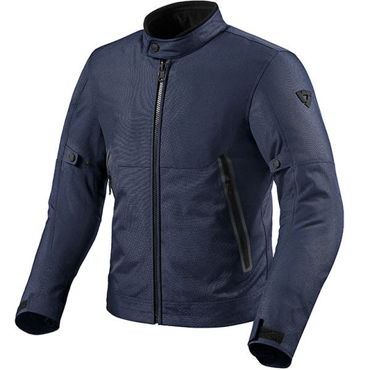 Rev'it Shade H2O Textile Jacket - Blue - Rev'it motorcycle jacket, view 1