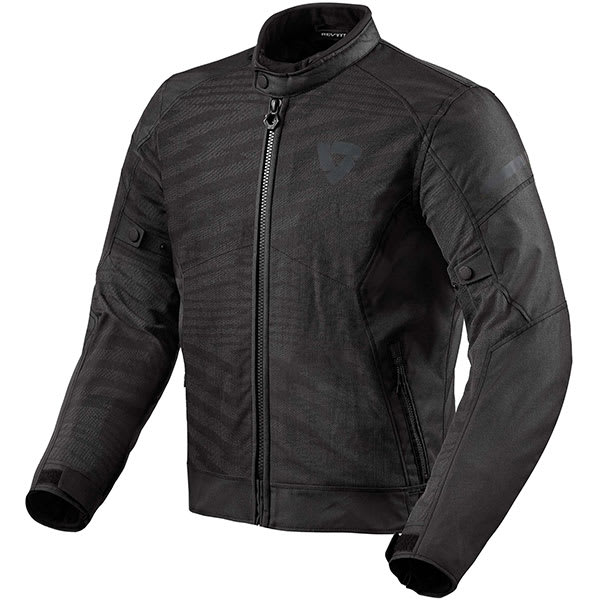 Rev'it Torque 2 H2O Textile Jacket - Black - Rev'it motorcycle jacket, view 1