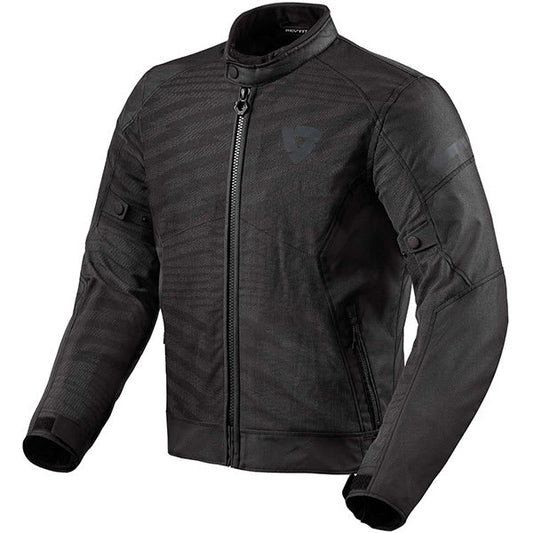 Rev'it Torque 2 H2O Textile Jacket - Black - Rev'it motorcycle jacket, view 1