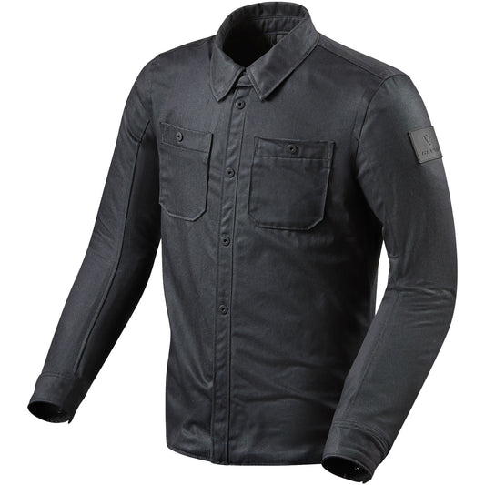 Rev'it Tracer 2 Overshirt - Dark Blue - Rev'it motorcycle riding shirt, view 1