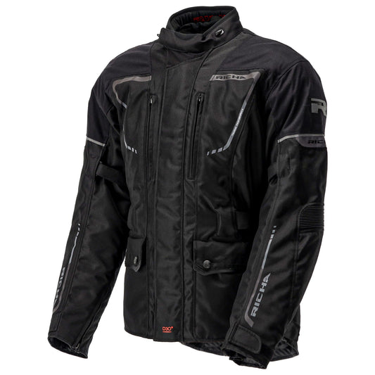 Richa Phantom 2 Textile Jacket - Black - Richa motorcycle jacket, view 1