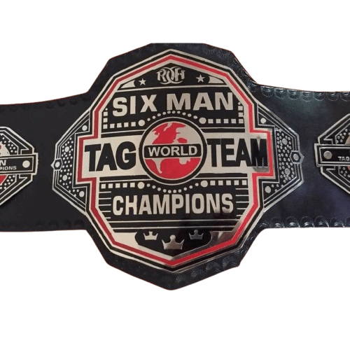 ROH Six Man Tag Team Championship Inspired Collectible Title Belt - photo 1 of 5 | Brex International