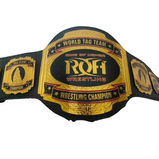 ROH World Tag Team Championship Inspired Collectible Title Belt - photo 1 of 5 | Brex International