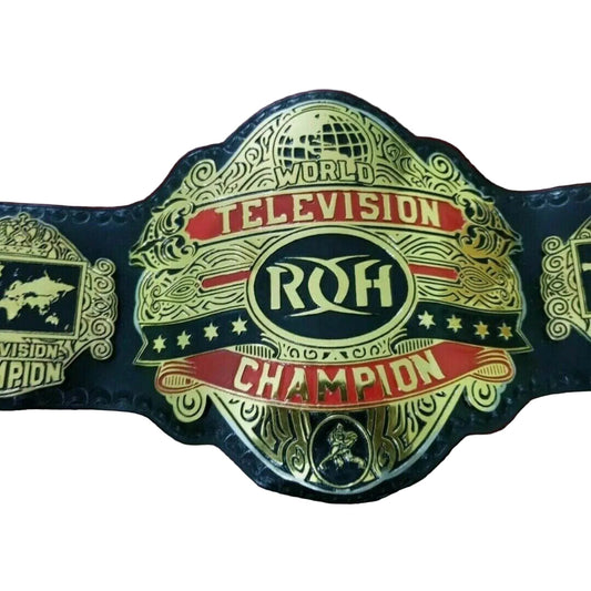 ROH World Television Championship Inspired Collectible Title Belt - photo 1 of 5 | Brex International