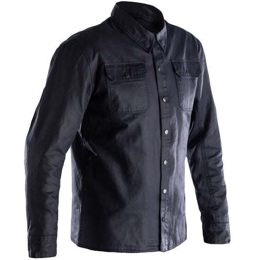 RST X Kevlar® District Wax CE Textile Shirt - Graphite - RST motorcycle riding shirt, view 1