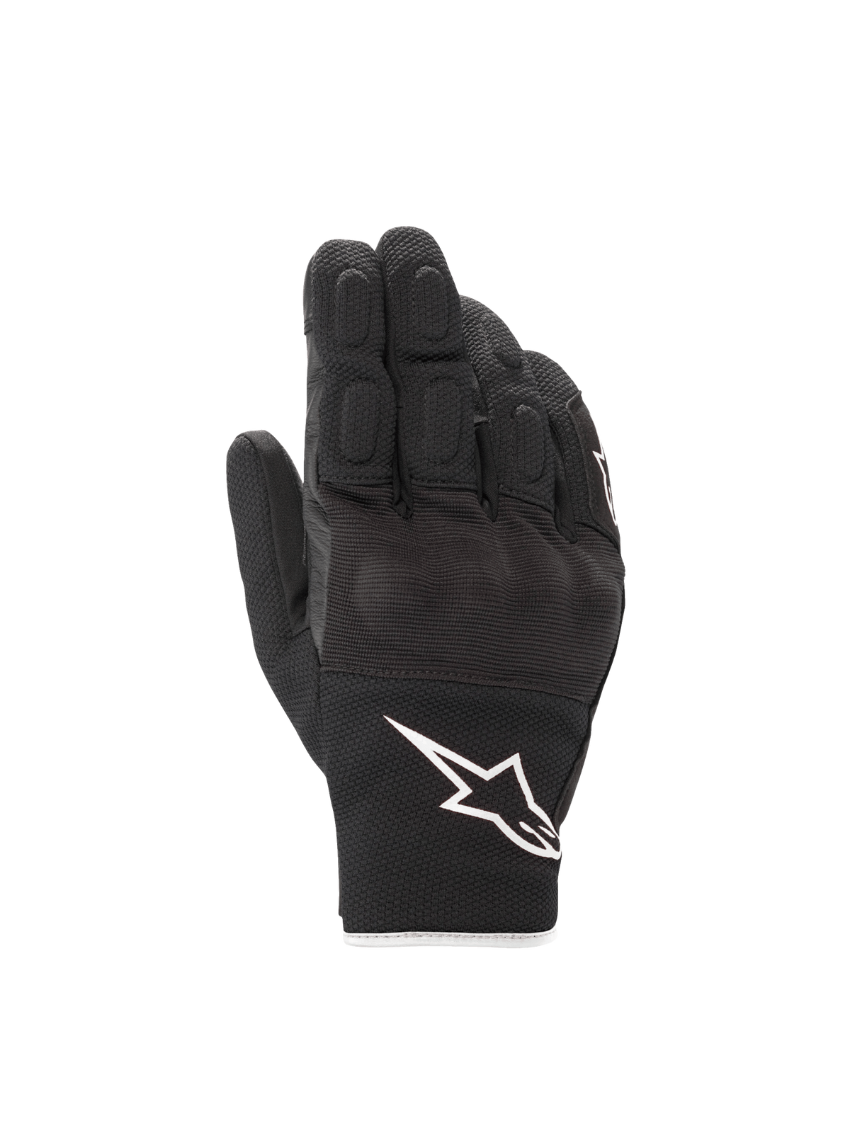 S-Max Drystar® Gloves - Black/White - Alpinestars motorcycle gloves, view 1
