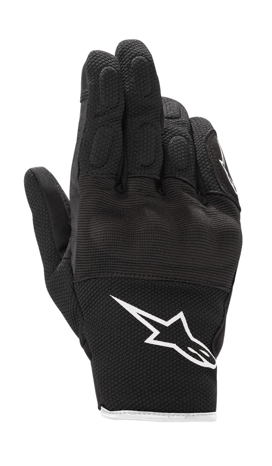S-Max Women Gloves - Black/White - Alpinestars motorcycle gloves, view 1