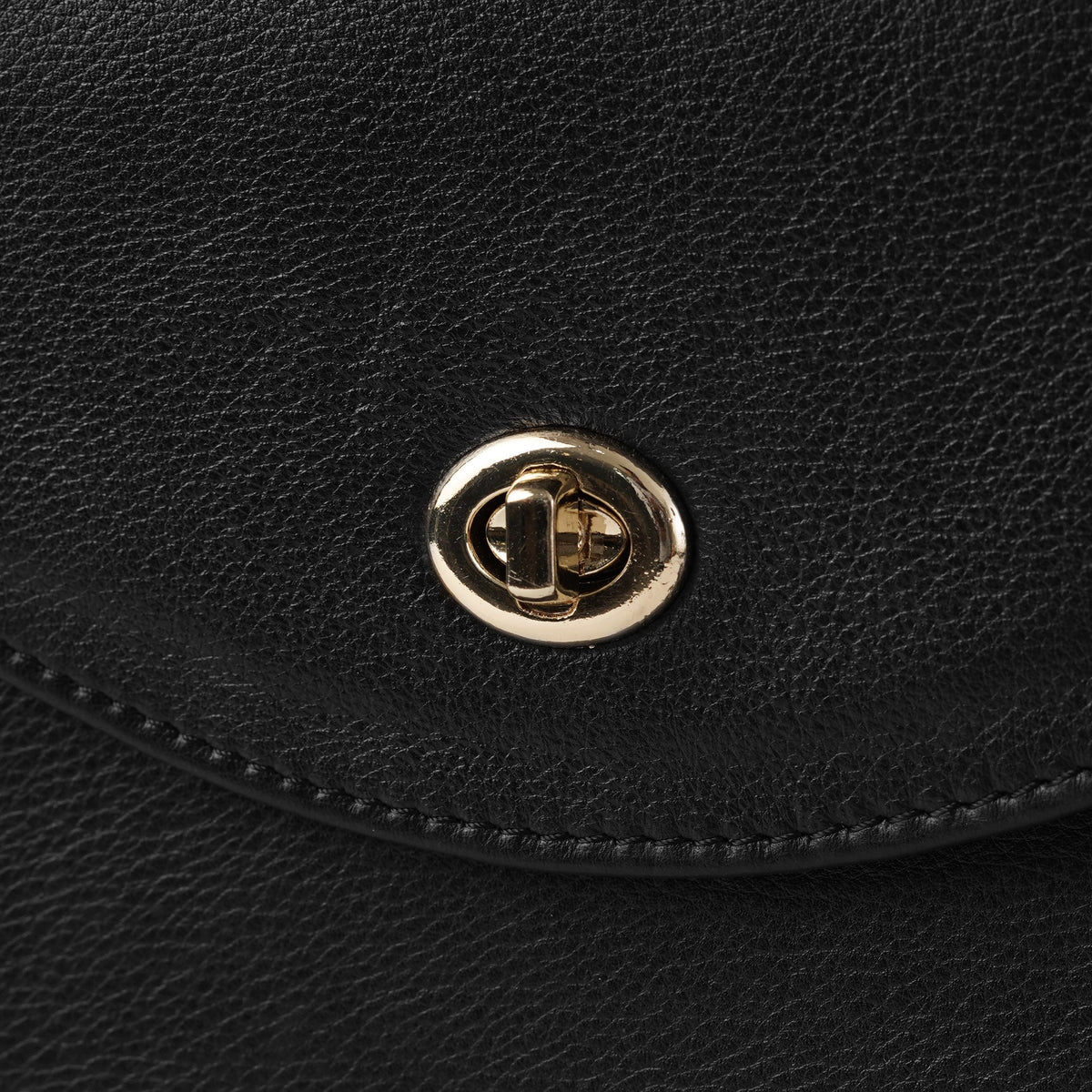 Brex Sandra Black Leather Saddle Bag - black leather saddle bag, view 7