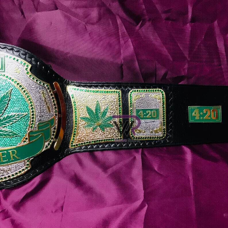 Smoking Stoner World Championship Inspired Collectible Title Belt - photo 3 of 5 | Brex International