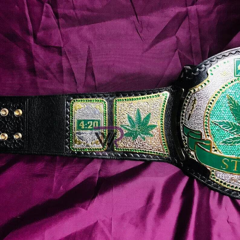 Smoking Stoner World Championship Inspired Collectible Title Belt - photo 4 of 5 | Brex International