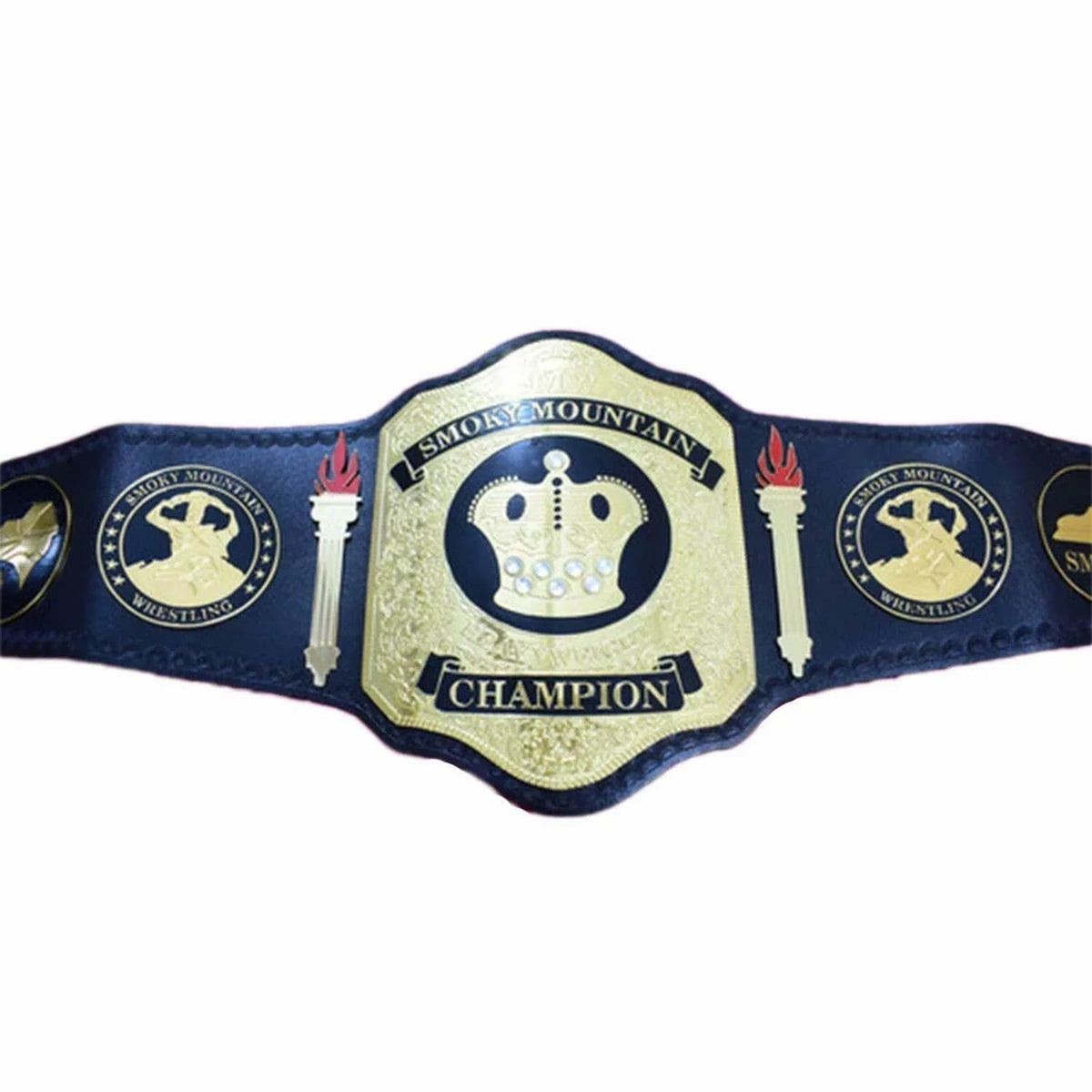 SMW Smoky Mountain Wrestling Championships Inspired Title Belt - photo 4 of 4 | Brex International