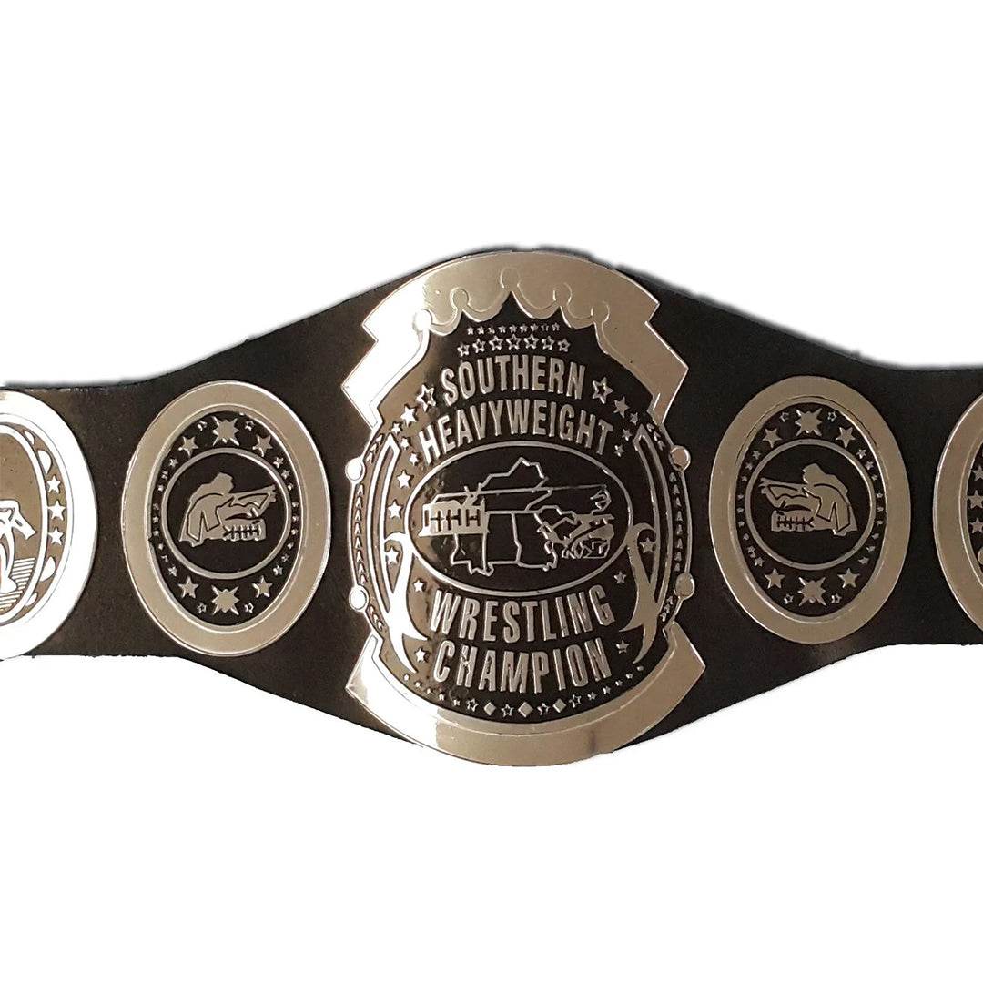 Southern Heavyweight Wrestling Title Inspired Collectible Belt - photo 1 of 5 | Brex International