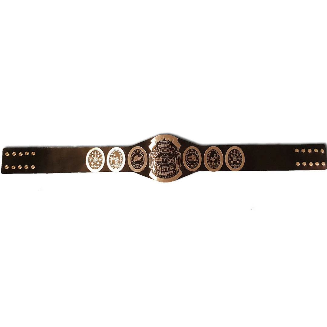Southern Heavyweight Wrestling Title Inspired Collectible Belt - photo 5 of 5 | Brex International