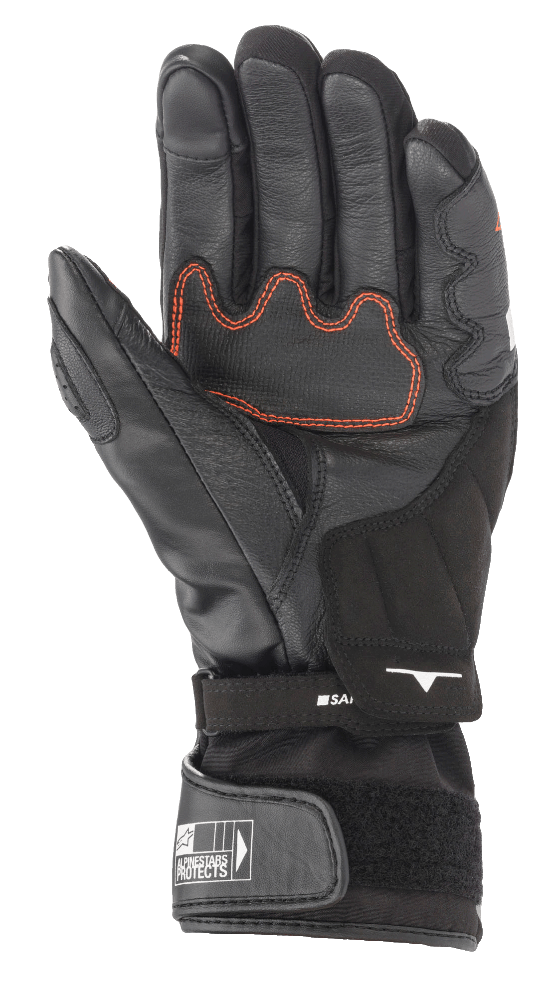 SP-365 Drystar® Gloves - Black/Red Fluo/White - Alpinestars motorcycle gloves, view 2