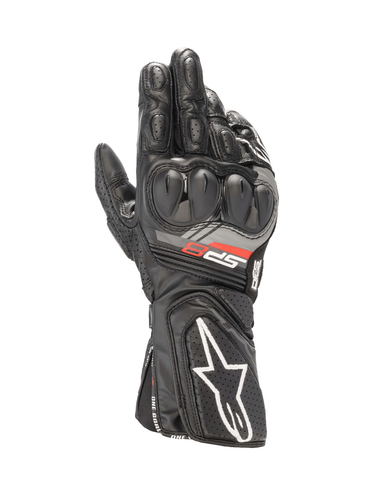 SP-8 V3 Gloves - Black - Alpinestars motorcycle gloves, view 1