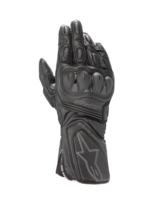 SP-8 V3 Gloves - Black/Black - Alpinestars motorcycle gloves, view 1
