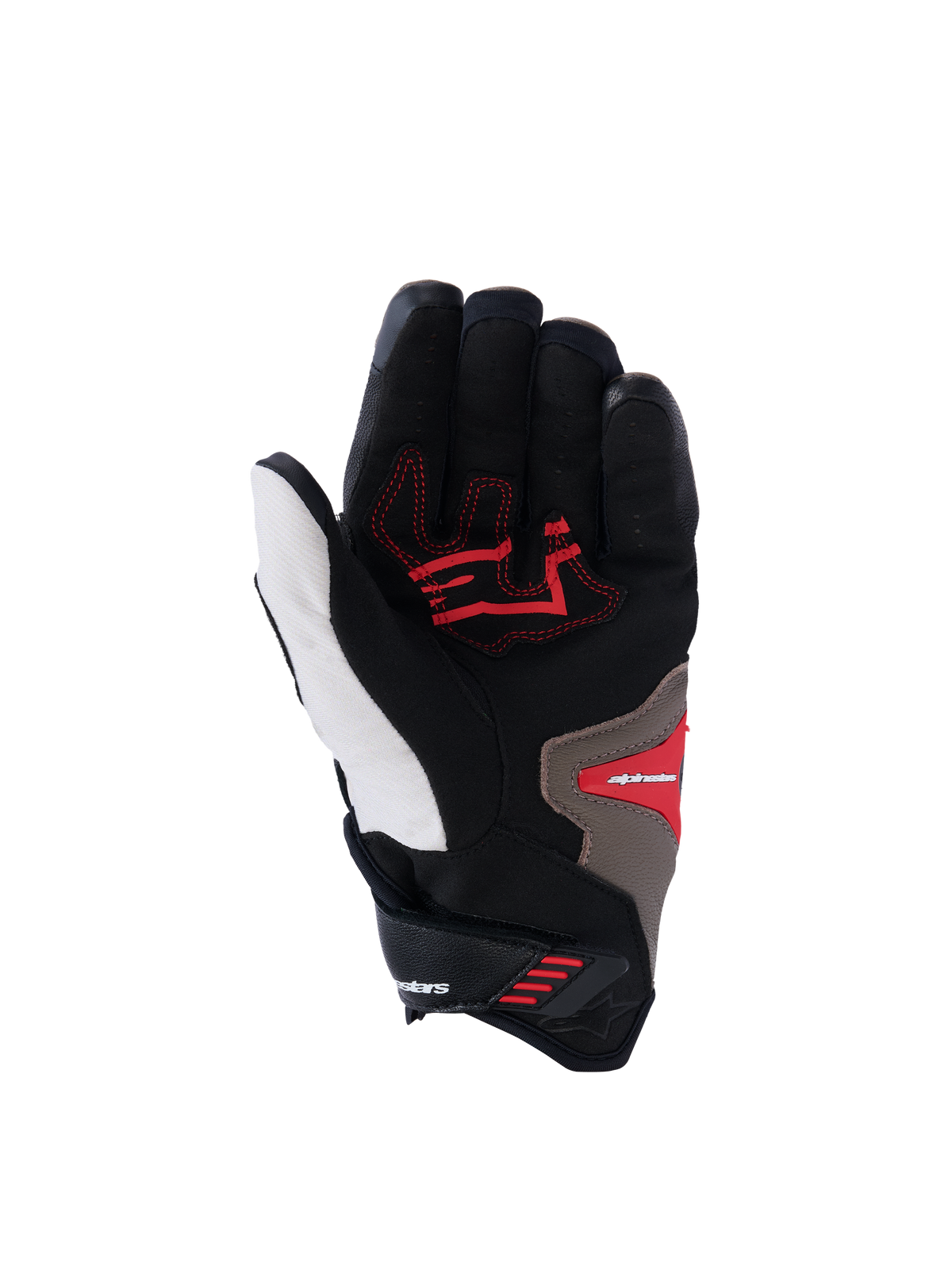 SP-R Pro Gloves - Walnut Mastic/Black - Alpinestars motorcycle gloves, view 2