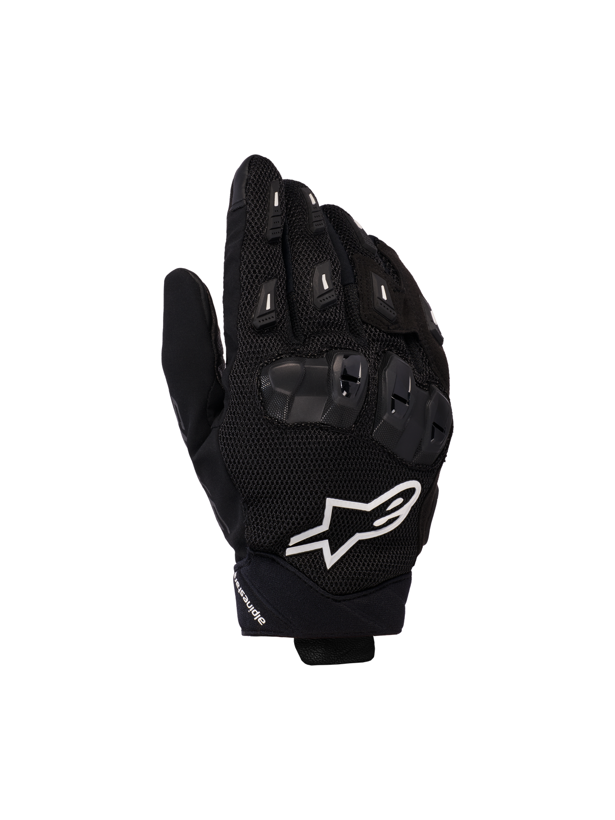 Sp X 5 Air Gloves - Black/White - Alpinestars motorcycle gloves, view 1