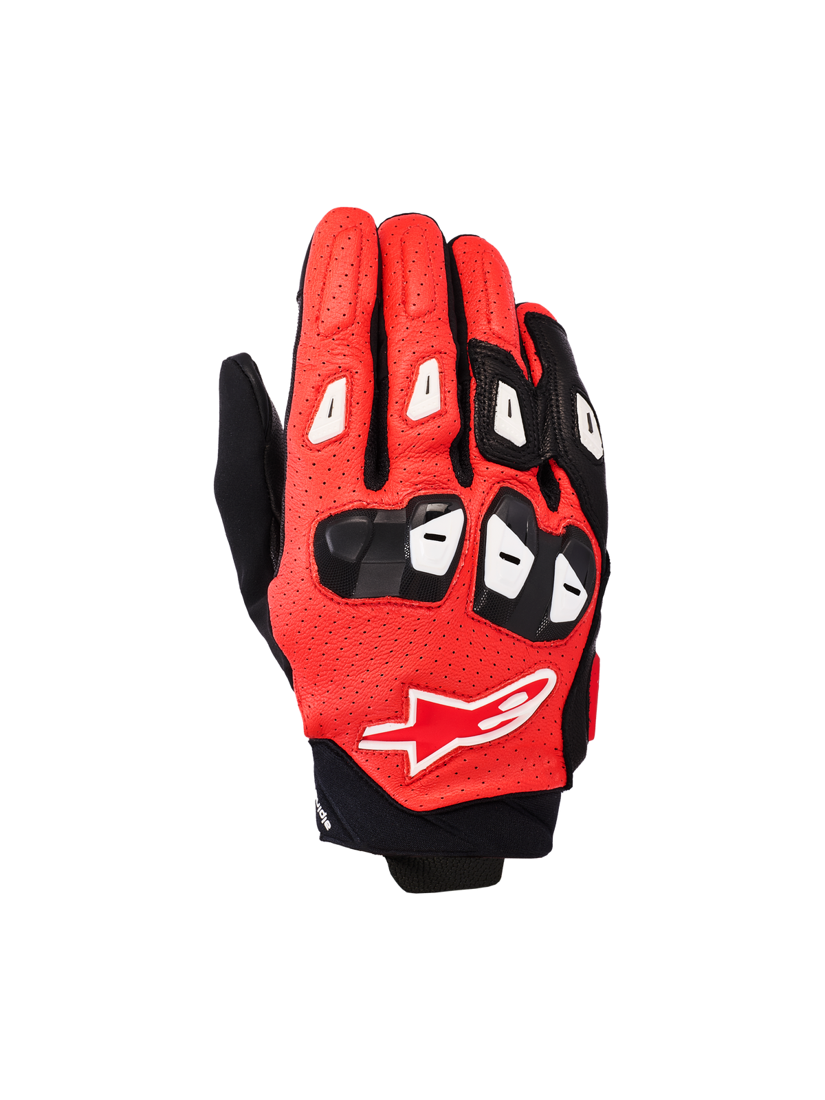 SP X 7 Gloves - Black/Bright Red/White - Alpinestars motorcycle gloves, view 1