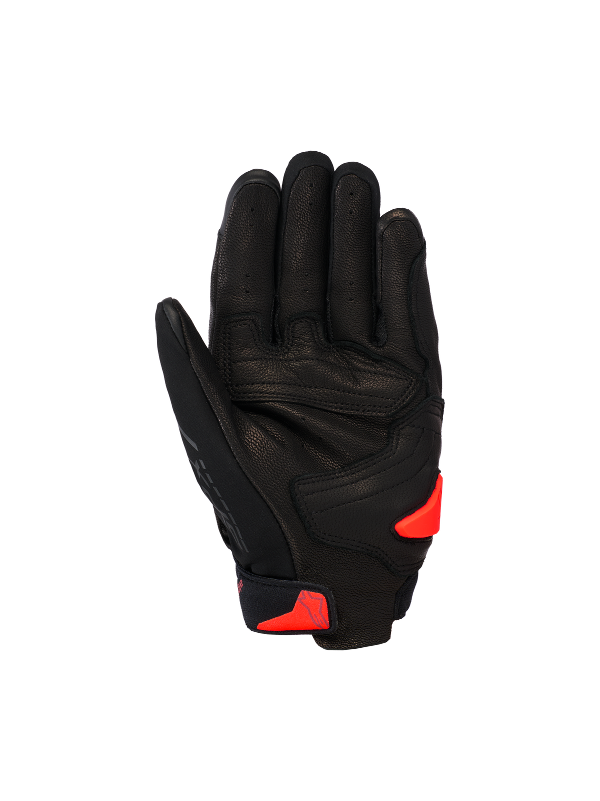 SP X 7 Gloves - Black/Dark Red/Red Fluo - Alpinestars motorcycle gloves, view 2