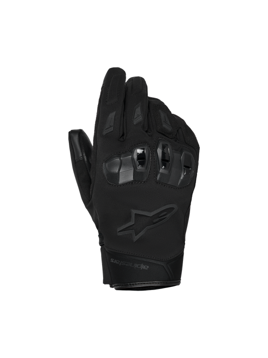 SP X Z WP Gloves - Black/Black - Alpinestars motorcycle gloves, view 1