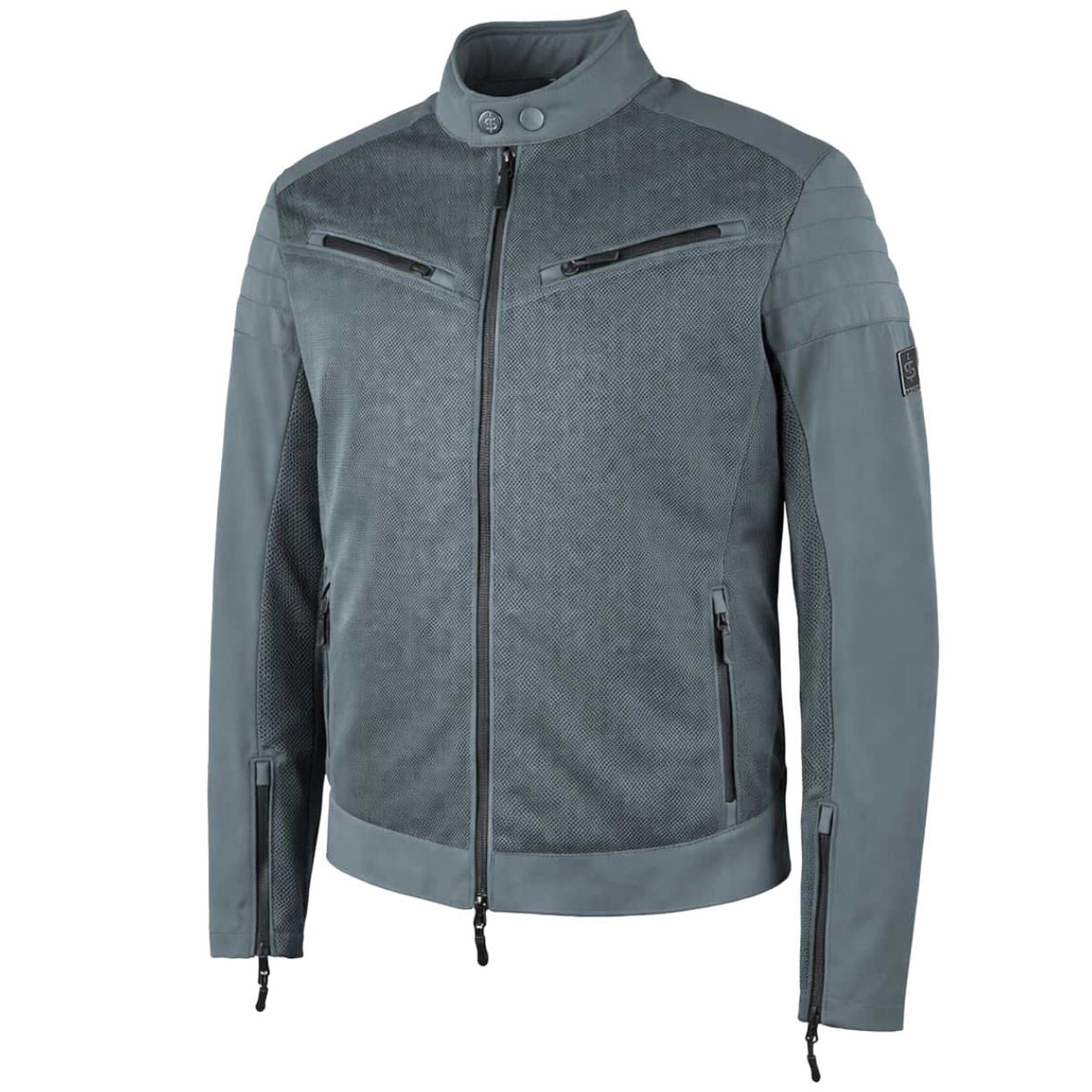 Spada Cafe Air Textile Jacket - Bullet Grey - Spada motorcycle jacket, view 1